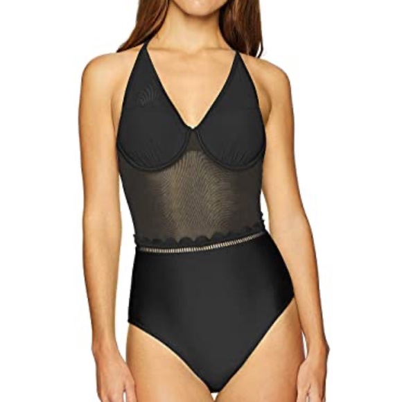 Ted Baker London Other - Ted Baker Kesia Scalloped Mesh Swimsuit 32AB